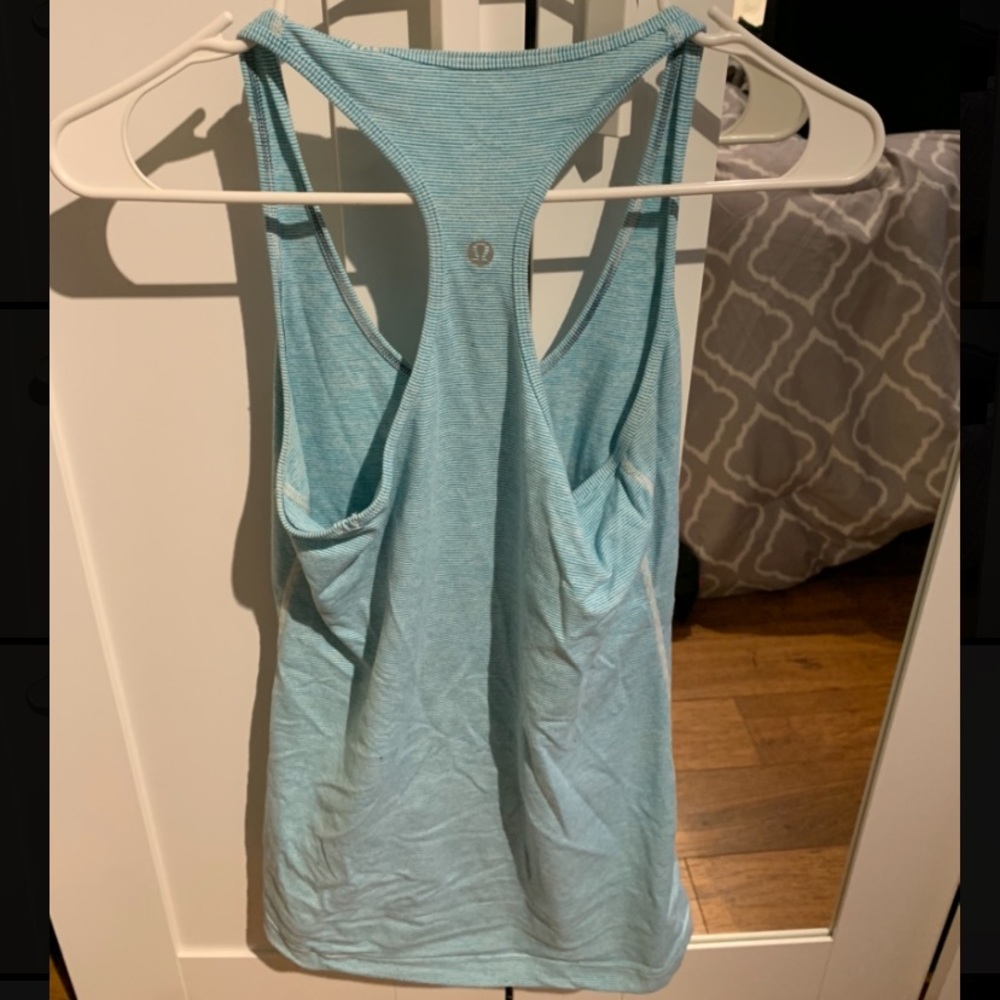BLUE Lululemon Cool Racerback II Tanktop - Picture 2 of 3